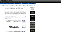 Desktop Screenshot of freemacfonts.com